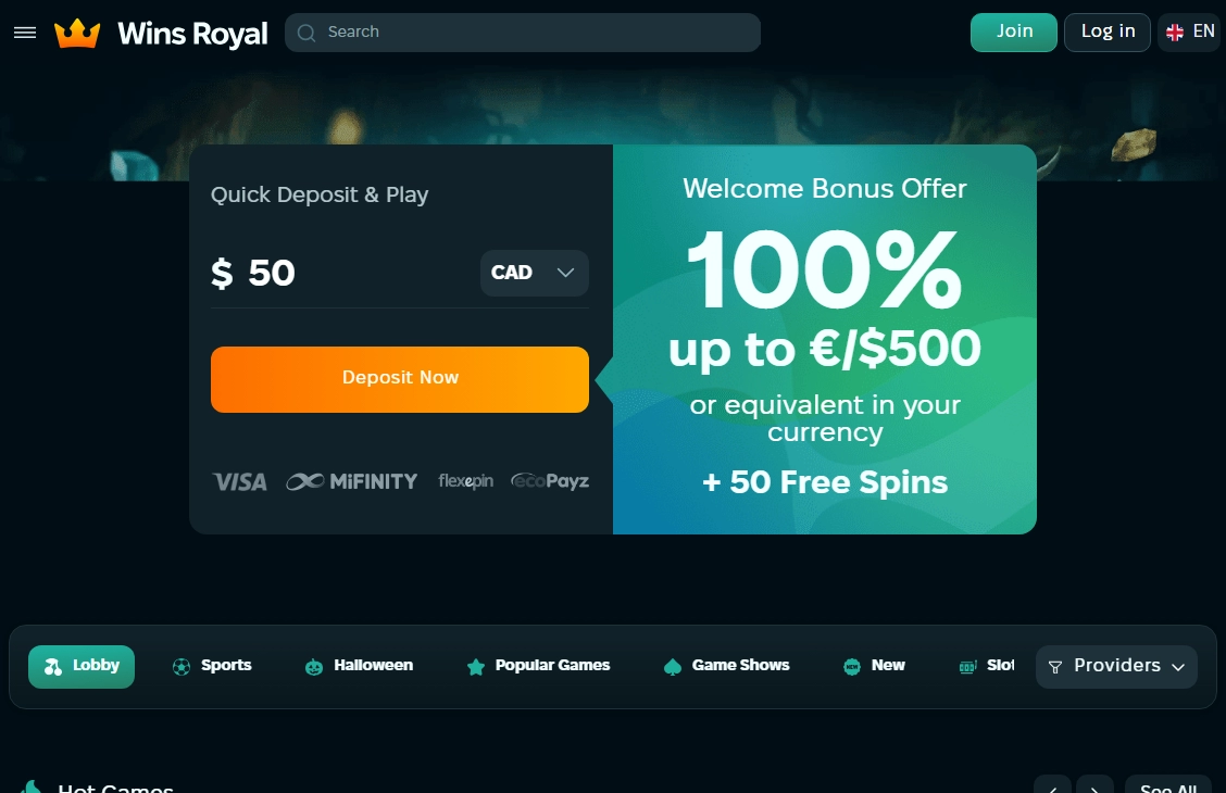 Wins Royal Casino